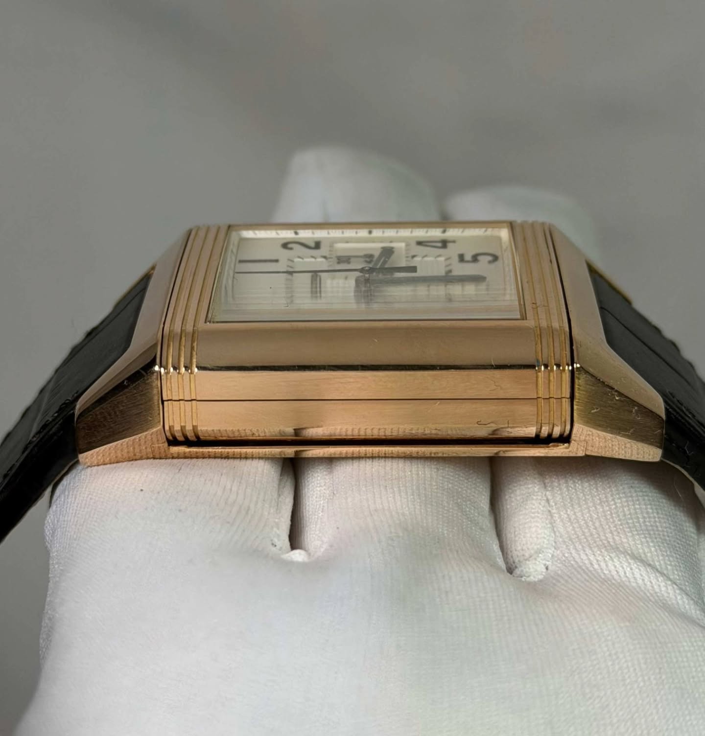 Jaeger-LeCoultre Reverso Squadra Chronographe 230.2.45 35 mm Argent Or rose – Image 4