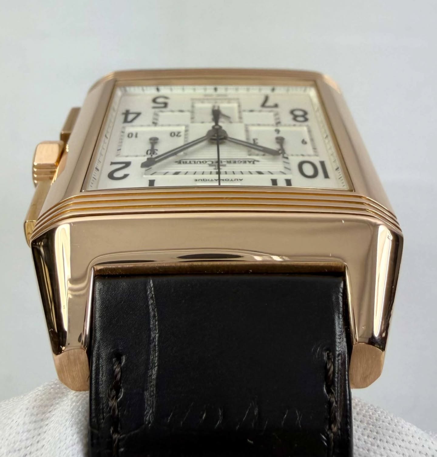 Jaeger-LeCoultre Reverso Squadra Chronographe 230.2.45 35 mm Argent Or rose – Image 6