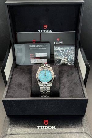 Tudor Black Bay 54 Lagoon Blue 37MM Cadran bleu Bracelet acier (79000)