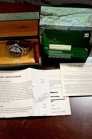 Rolex Submariner de 2001 - Numéro de série 16610-P