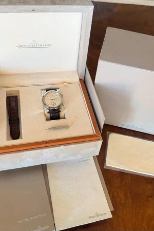 Montre Jaeger-LeCoultre Master grand réveil acier 43 mm B/P Q163842A 149.8.95