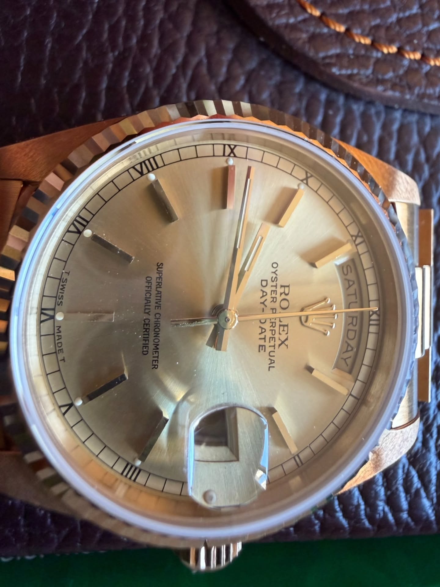 Rolex Day-Date 36 mm Or Jaune EXCELLENT ÉTAT Référence 18238 – Image 8
