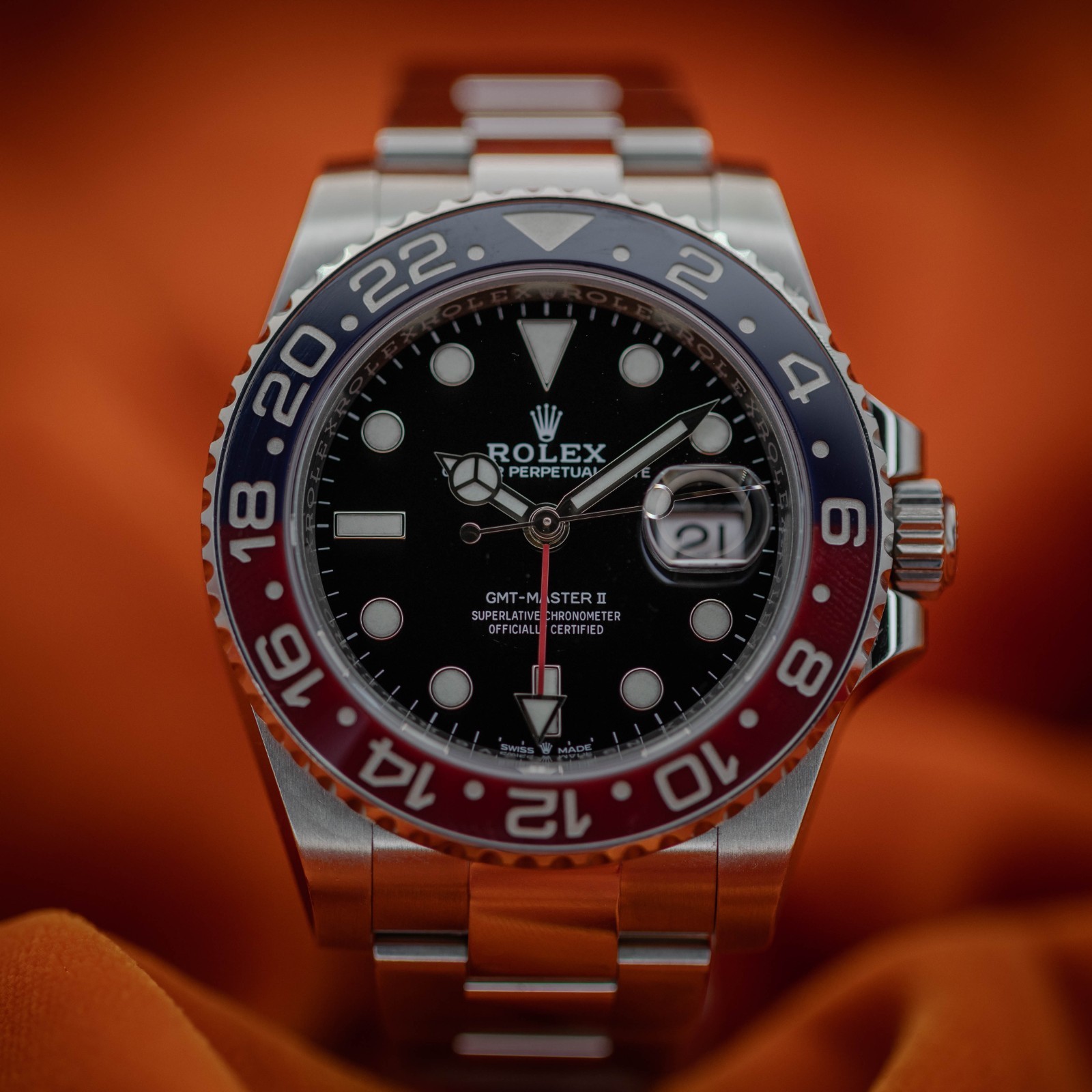 Rolex GMT-Master II 126710BLRO Bracelet Oyster Ensemble complet 2021 – Image 4