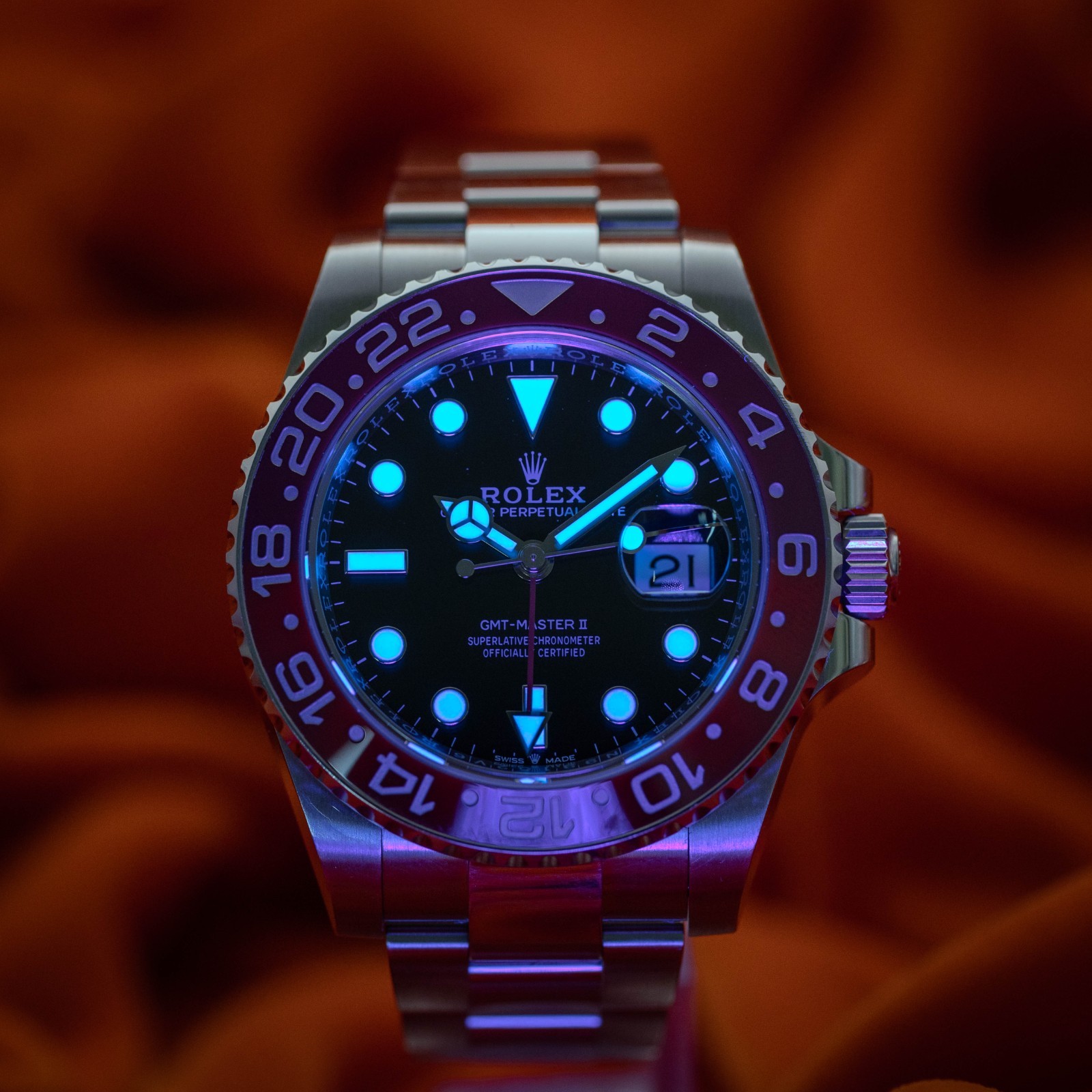 Rolex GMT-Master II 126710BLRO Bracelet Oyster Ensemble complet 2021 – Image 10
