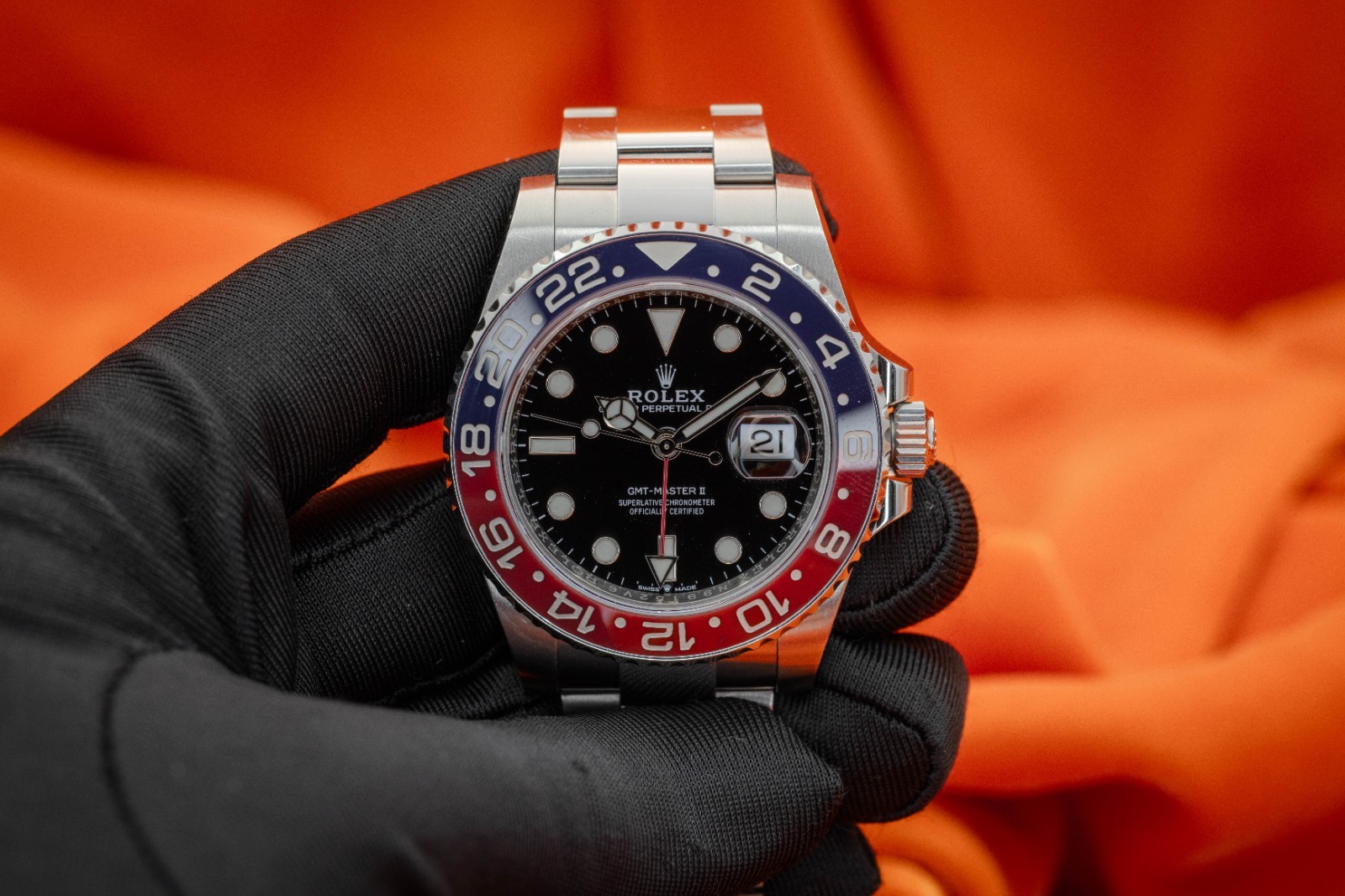 Rolex GMT-Master II 126710BLRO Bracelet Oyster Ensemble complet 2021 – Image 13