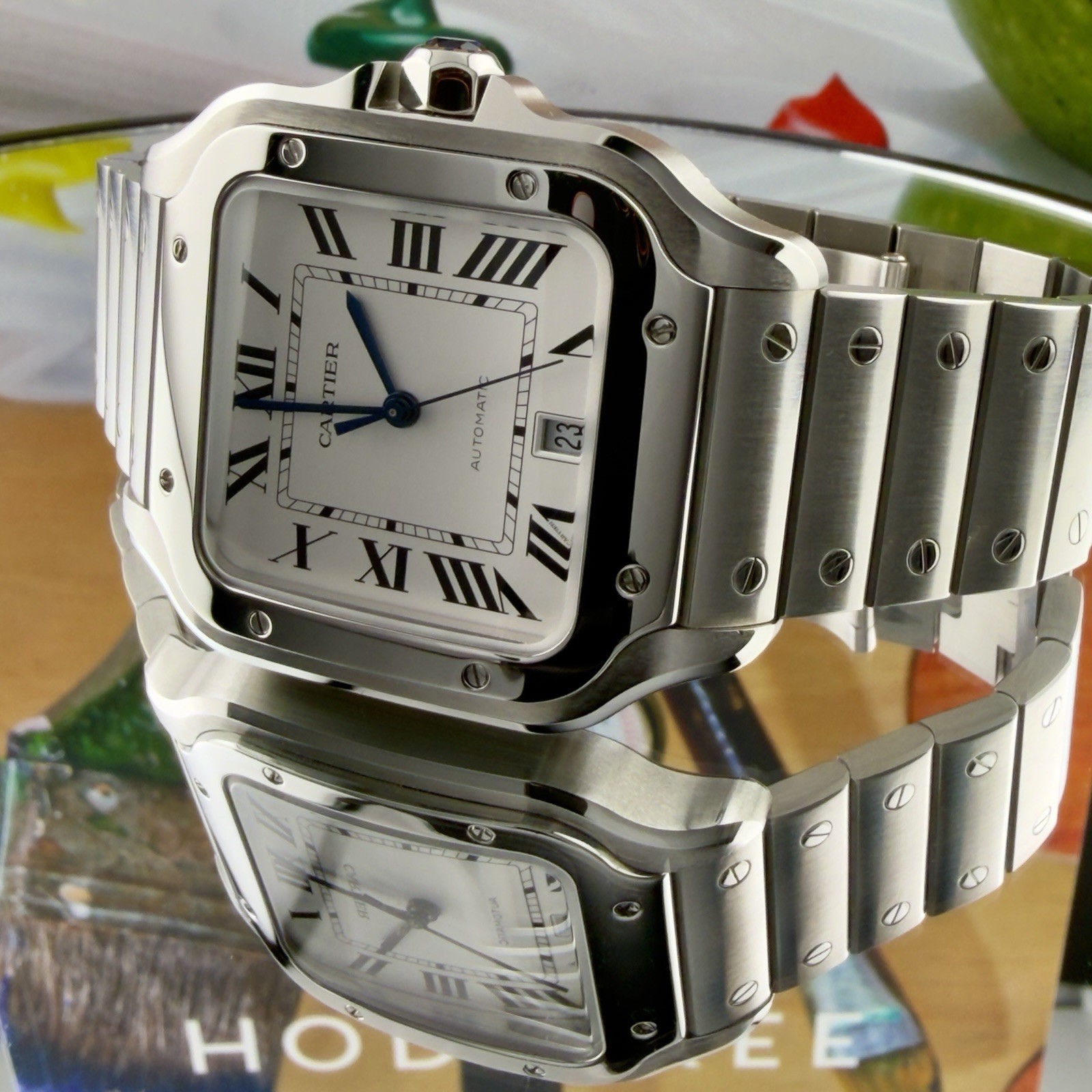Montre Cartier Santos de Cartier Large (2025) Réf. WSSA0018 avec garantie – Ensemble complet – Image 3