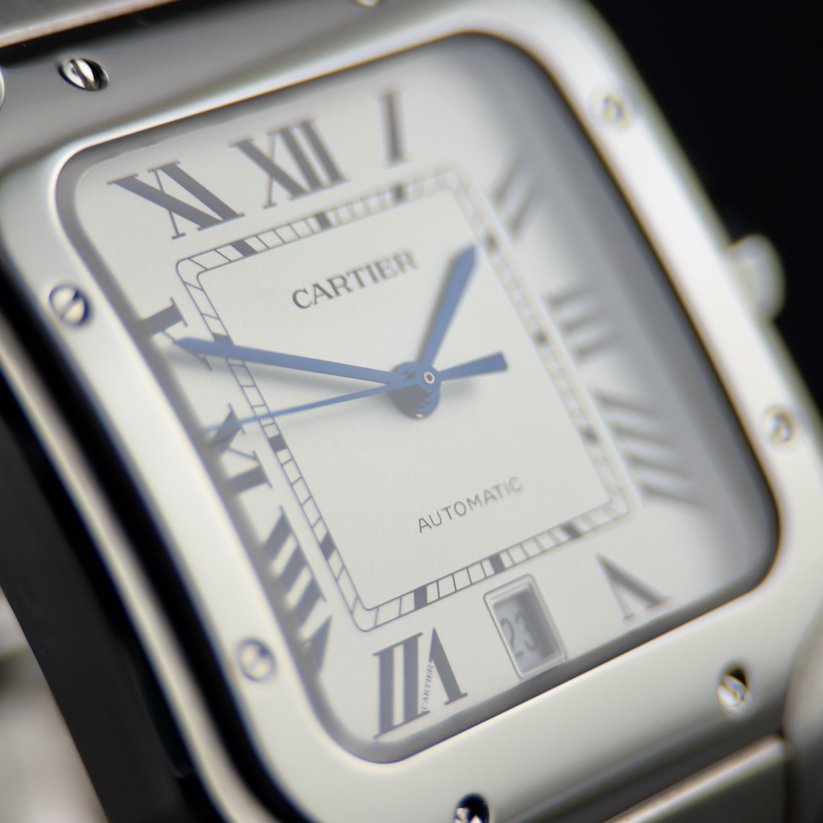 Montre Cartier Santos de Cartier Large (2025) Réf. WSSA0018 avec garantie – Ensemble complet – Image 4