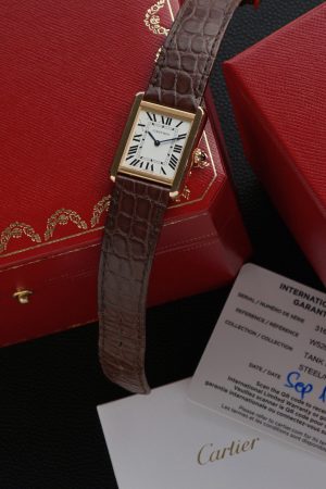 Cartier Tank Solo Petit Or Rose 18 carats W5200024 | Boîte | Carte Quartz 2020