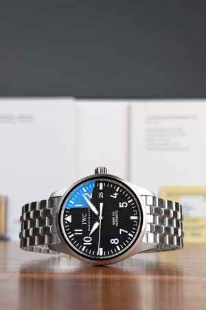 Ensemble complet avec bracelet à maillons complets IWC Pilot Mark XVI IW325504