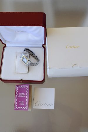 Montre Cartier Santos 2961 Automatique 29 mm des années 80, ensemble complet