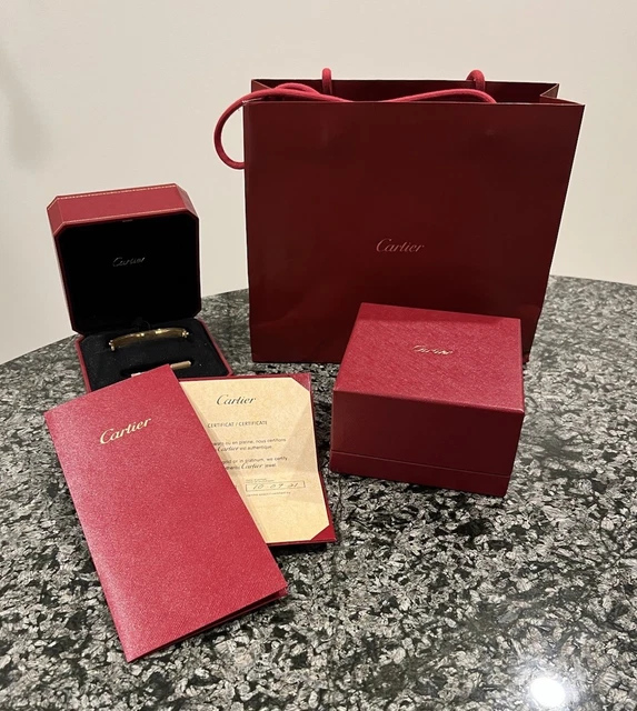 Bracelet CARTIER LOVE en or jaune 18 carats, modèle classique, taille 18