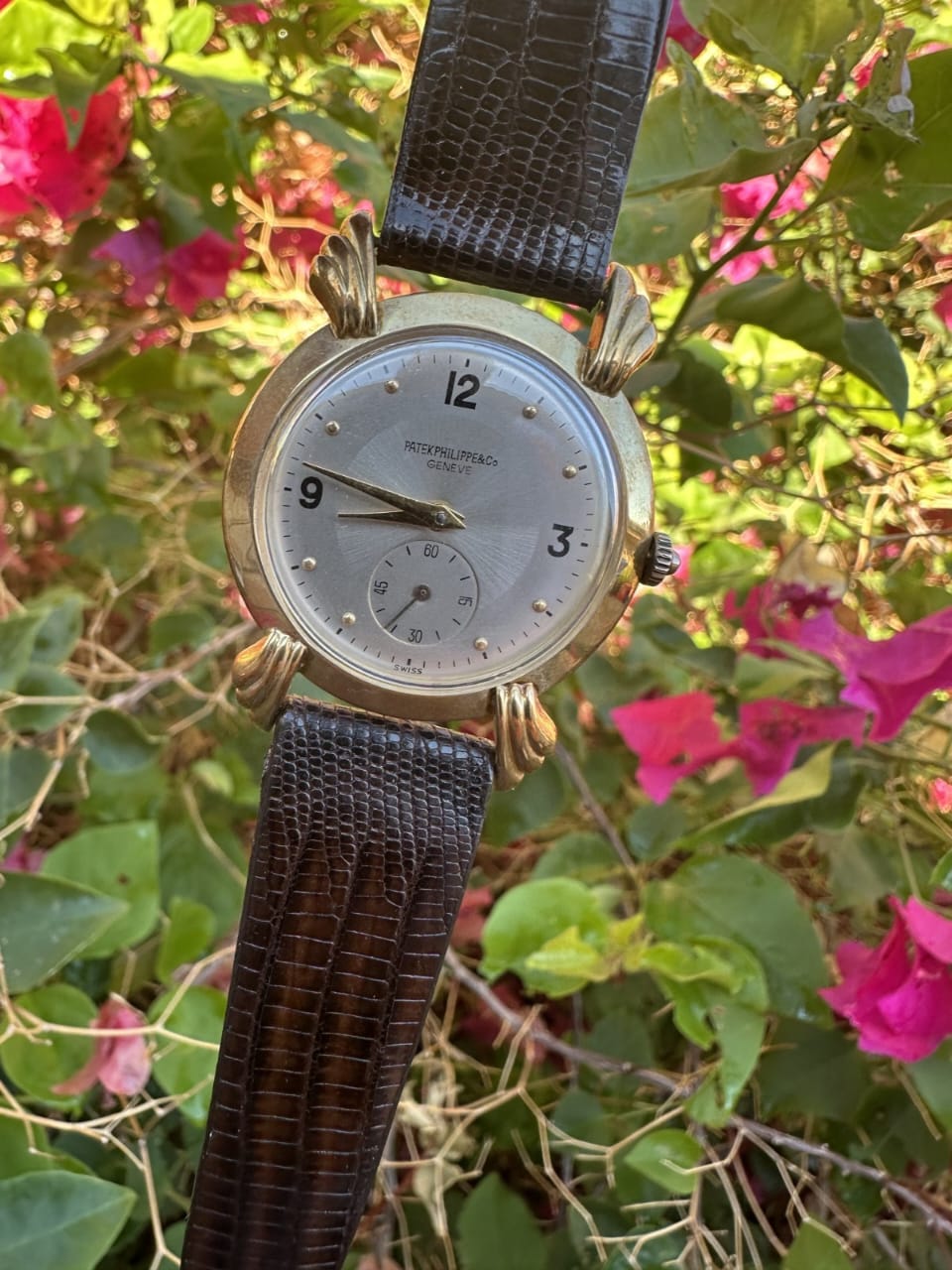 Montre homme Patek Philippe vintage rare en or massif 18 carats – Image 5