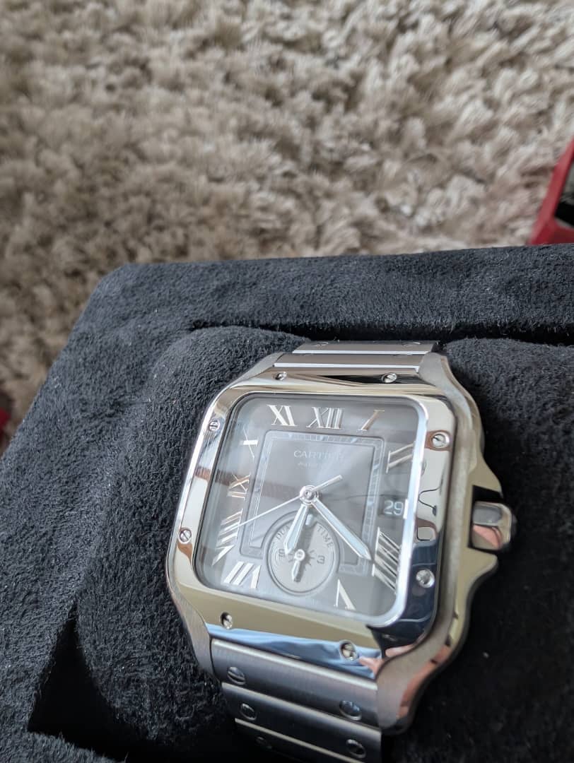 Montre homme Cartier Santos Dual Time WSSA 0076 – Image 5