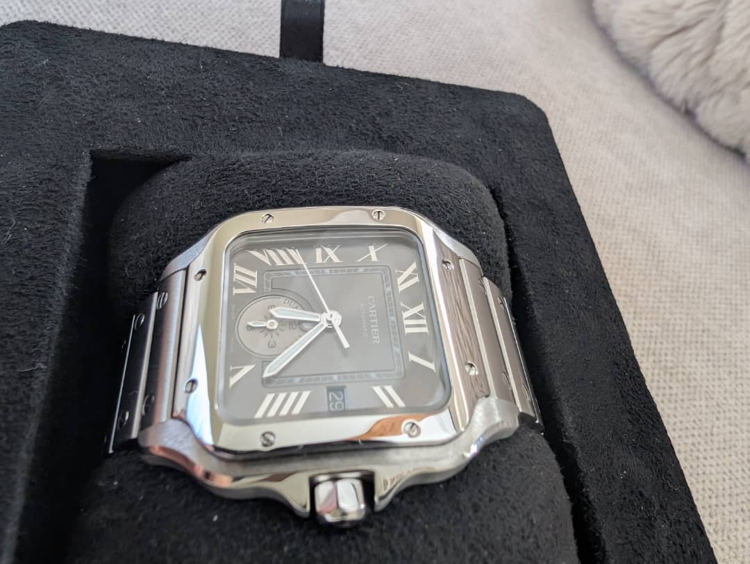 Montre homme Cartier Santos Dual Time WSSA 0076 – Image 2