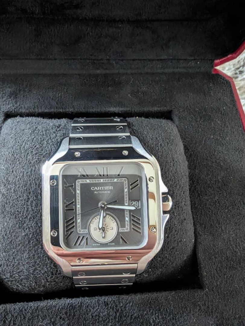Montre homme Cartier Santos Dual Time WSSA 0076 – Image 10