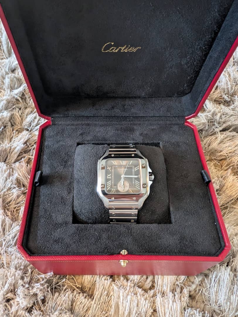 Montre homme Cartier Santos Dual Time WSSA 0076 – Image 12