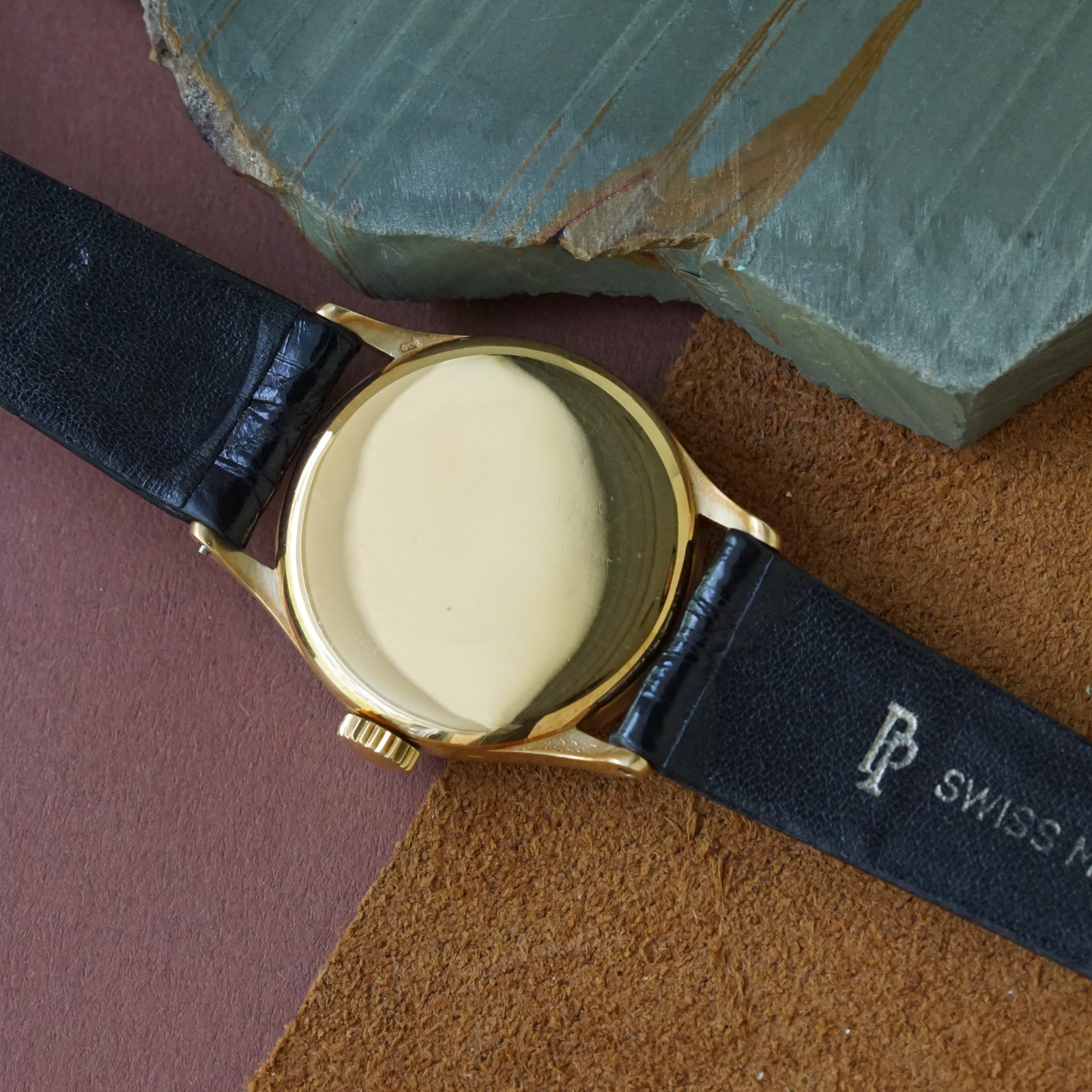 Patek Philippe Calatrava vintage en or jaune 18 carats, années 1940, 31 mm, remontage manuel – Image 7