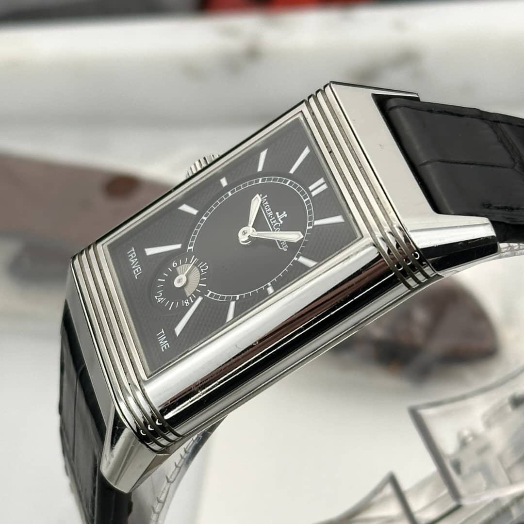 Montre Jaeger-LeCoultre Reverso Duoface Classic Grand Modèle Q3848420, 2017, ensemble complet – Image 7