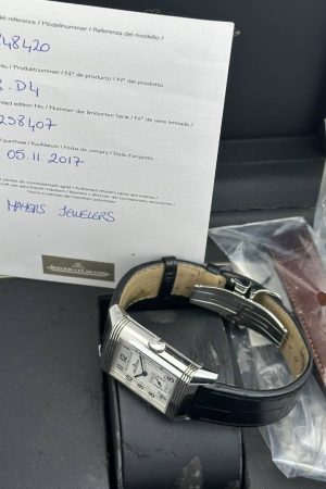 Montre Jaeger-LeCoultre Reverso Duoface Classic Grand Modèle Q3848420, 2017, ensemble complet