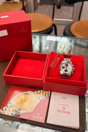 TUDOR Prince Date Tiger, ensemble complet neuf avec autocollant, réf. : 79280 - 7738