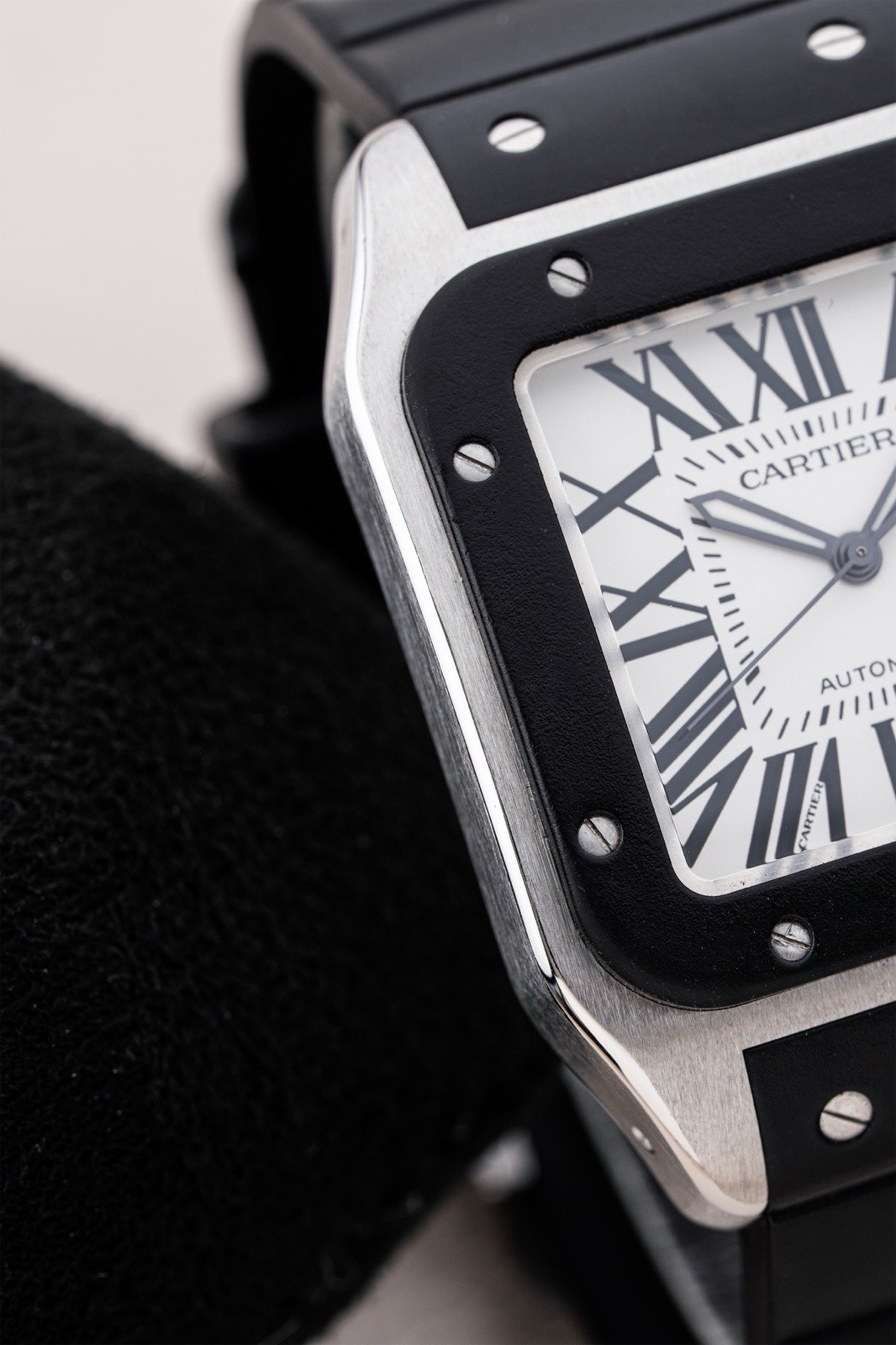 Cartier Santos 100 XL 38 mm Acier inoxydable Automatique Avec boîte Réf. 2656 – Image 7