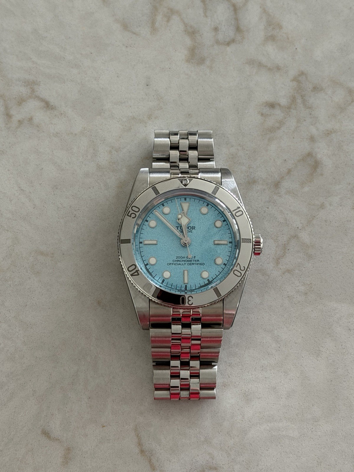 Montre Tudor Black Bay 54 Blue Lagoon en acier inoxydable 37 mm – Image 5