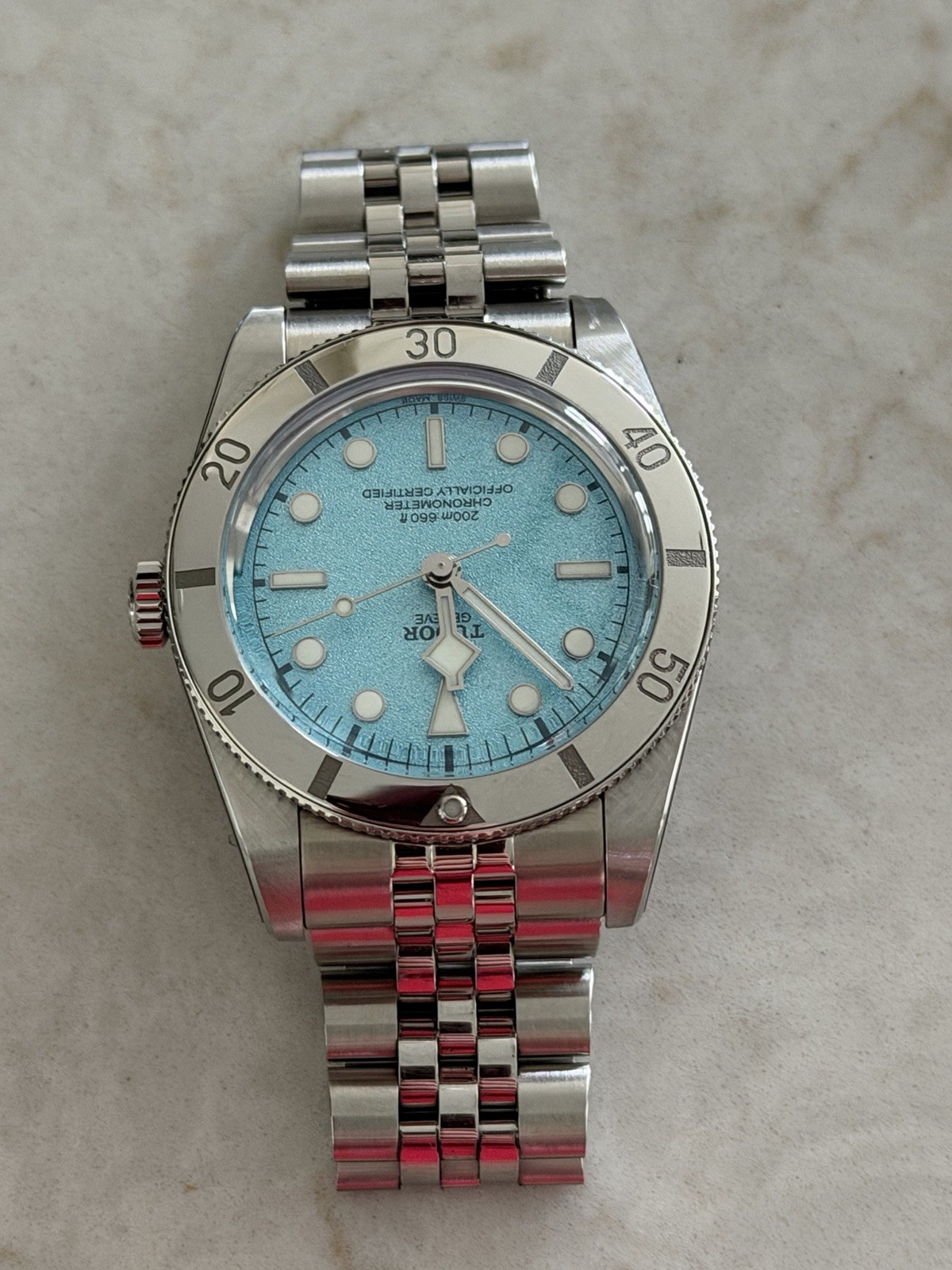 Montre Tudor Black Bay 54 Blue Lagoon en acier inoxydable 37 mm – Image 2