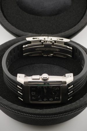 Jaeger-LeCoultre Reverso GranSport Duo GMT, réf. 295.8.51, bracelet neuf + manuel d'utilisation