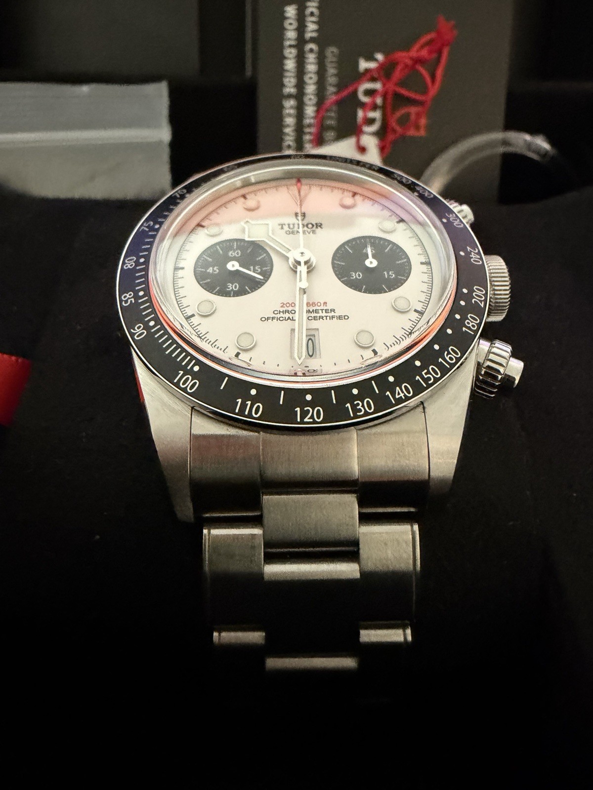 Tudor Black Bay Chrono Panda Oyster 41 mm (2026) - M79360N-0012 avec boîte et papiers – Image 6